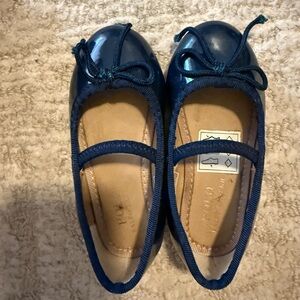 Polo Ralph Lauren girls navy Nellie patent dress shoes 5t